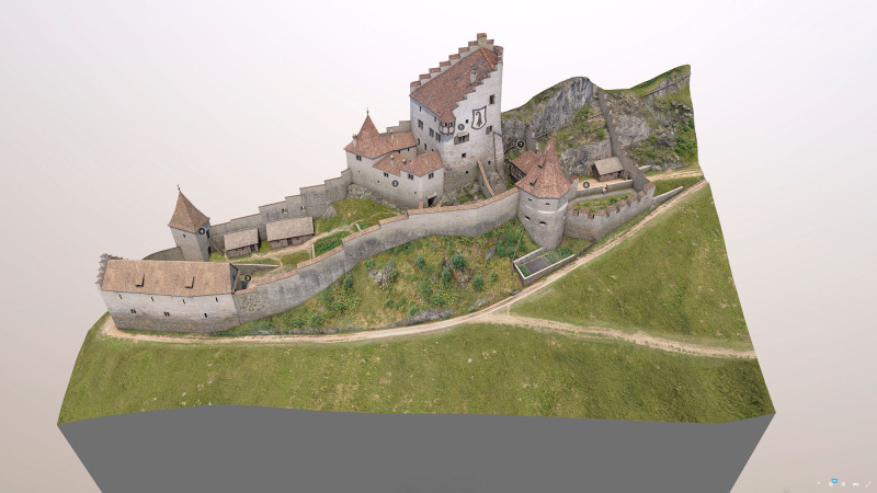 Rekonstruktion Ruine Homburg