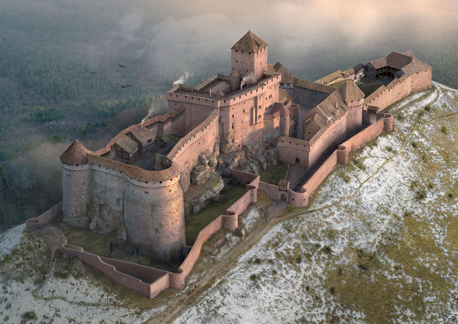 Hohkönigsburg um 1500