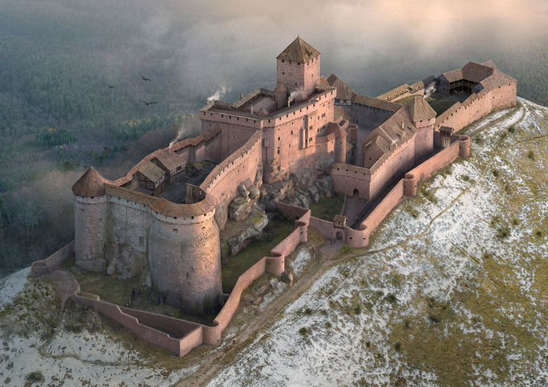 Hohkönigsburg um 1500