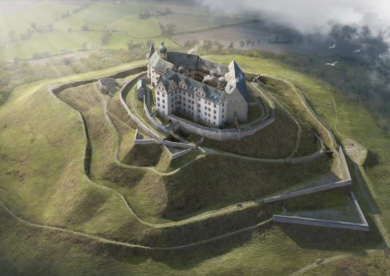 Veste Heldburg um 1750