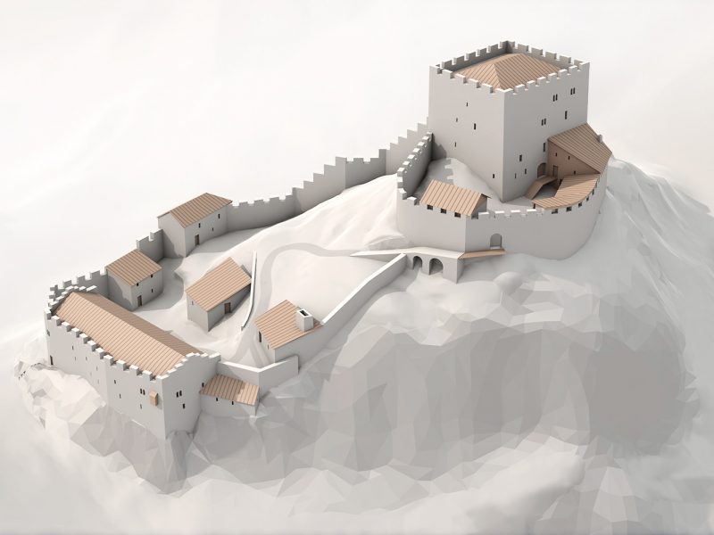 Rekonstruktion Burg Wartenstein